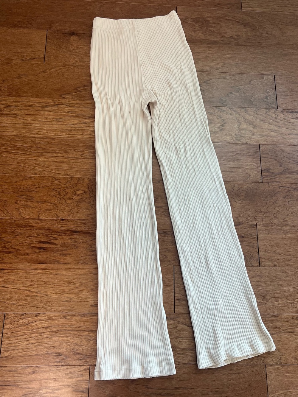 Reformation Cream Ribbed sweatpants - Picture 4 of 5